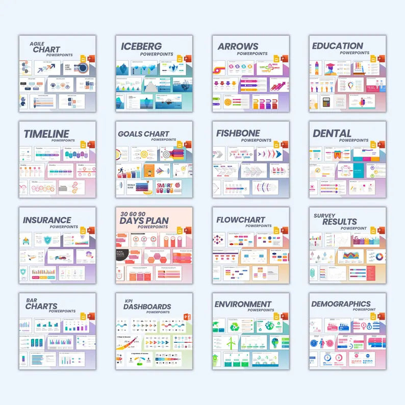 1800+ Ready-to-Use PowerPoint Templates